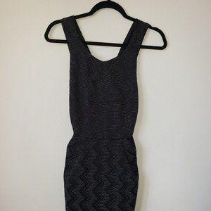 Fitted black dress